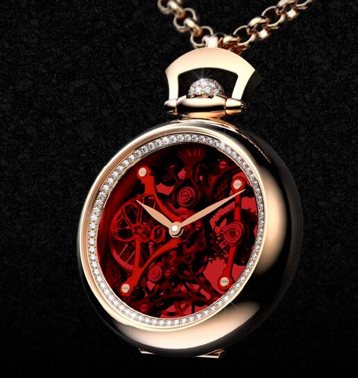 Replica Jacob & Co. Brilliant Watch Pendant Red BS200.40.RD.QR.A