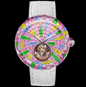 Jacob & Co. Brilliant Flying Tourbillon Multicolor Pink Replica Watch BT543.30.HX.UE.B