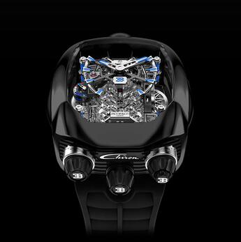 Jacob & Co. Bugatti Chiron Tourbillon Polished Titanium Replica Watch BU200.21.AH.AB.BBRUA