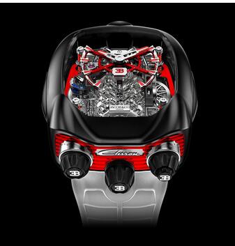 Jacob & Co. Bugatti Chiron Red & Black Replica Watch BU200.21.AI.UA.BBRUA