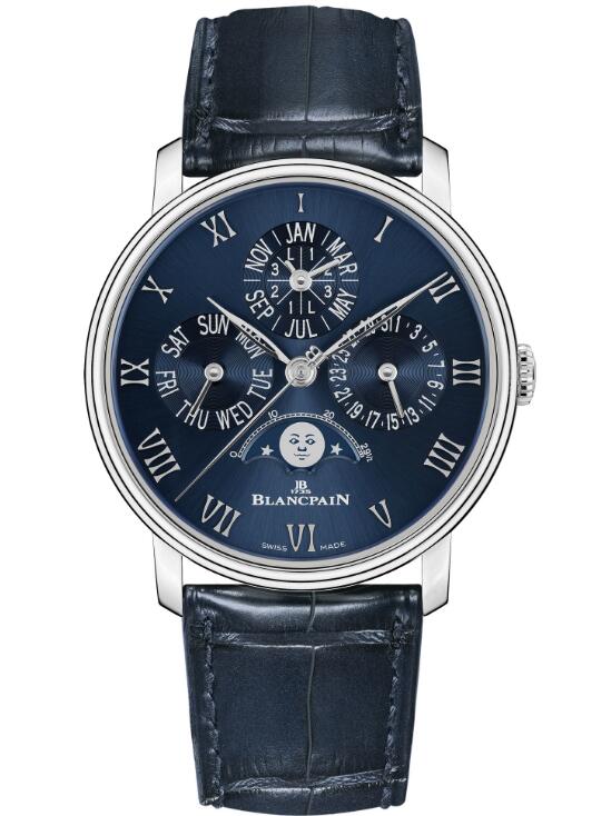swiss Blancpain Villeret Quantieme Perpetuel 6656-3440-55B watches for ...