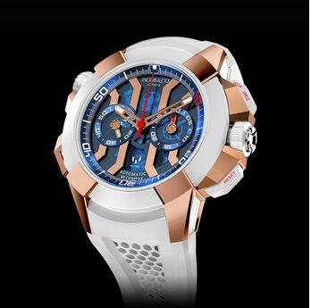 Jacob & Co. Epic X Chrono Messi Rose GoldReplica Watch EC312.42.PD.LL.A