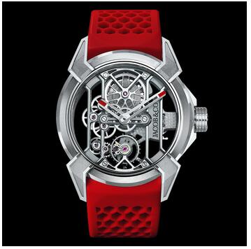Replica Jacob & Co. Epic X Titanium (Red Band) Watch EX100.20.PS.PP.A