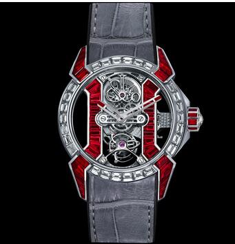 Replica Jacob & Co. Epic X Tourbillon White Gold Rubies Watch EX500.30.BD.BR.A