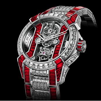 Replica Jacob & Co. Epic X Tourbillon Bracelet Rubies Watch EX500.30.BD.BR.A30BC