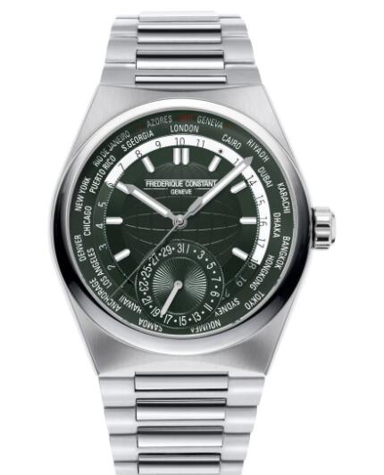 Frédérique Constant Highlife Worldtimer Manufacture Emerald Replica Watch FC-718GR4NH6B