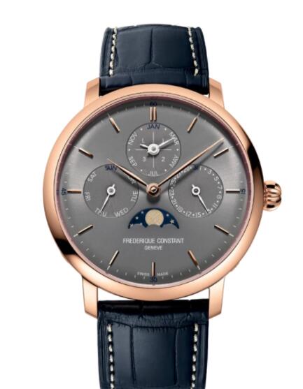 Frederique Constant Slimline Perpetual Calendar Manufacture Replica Watch FC-775G4S4