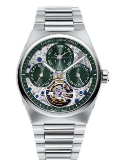 Frédérique Constant Highlife Tourbillon Perpetual Calendar Manufacture Emerald Replica Watch FC-975GR4NH6B