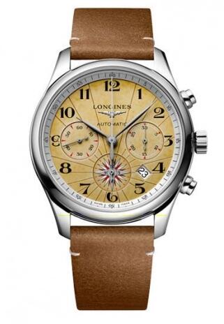 Replica Longines Watch Master Collection 42 Chronograph Comemorativa 500 Anos Circunavegação L2.759.4.69.2