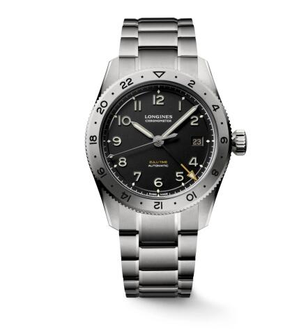 Longines Spirit Zulu Time 39 Titanium Replica Watch L3.802.1.59.6