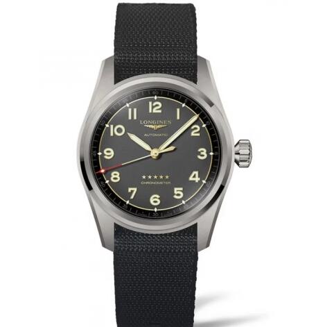 Longines Spirit Automatic 40 Titanium NATO Replica Watch L3.810.1.53.2