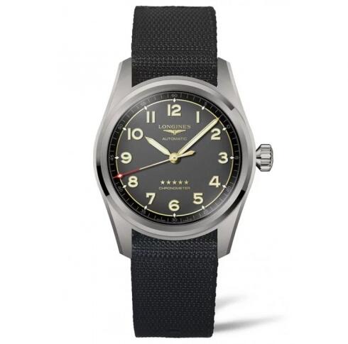 Longines Spirit Automatic 42 Titanium NATO Replica Watch L3.811.1.53.2