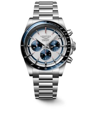 Longines Conquest Chronograph 42 Stainless Steel Replica Watch L3.835.4.98.6