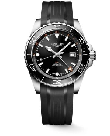 Longines Hydroconquest GMT 43 Stainless Steel Replica Watch L3.890.4.56.9