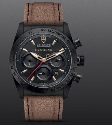 Replica Watch TUDOR FASTRIDER Black Shield Swiss Watch - m42000cn-0016 black ceramic bezel balck dial