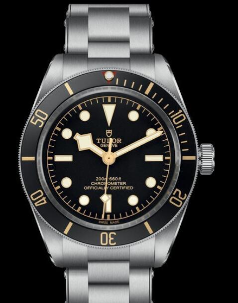 Replica Tudor Watch BLACK BAY FIFTY EIGHT M79030N-0001 Steel - Black Dial - Steel Bracelet