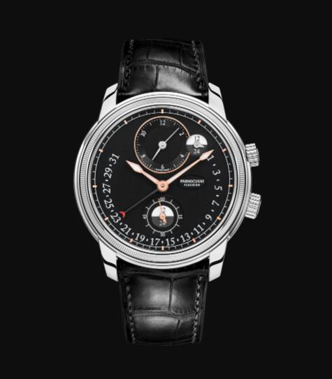 Parmigiani Fleurier Toric Hemispheres Retrograde Replica Watch PFC493-0001400-XA1442