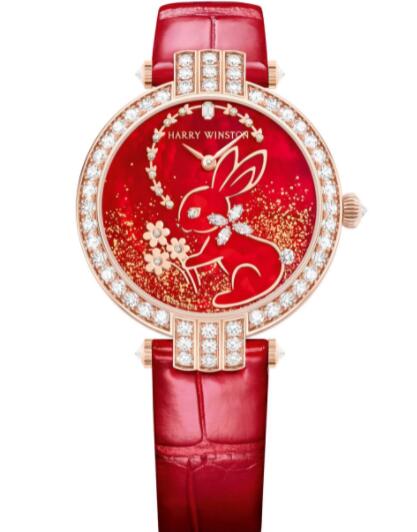 Harry Winston Premier Chinese New Year Automatic 36mm Replica Watch PRNAHM36RR034