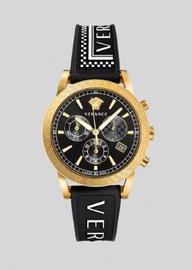 Cheap Versace Watches Price Review 90s Vintage Logo Sport Tech Watch Replica sale for Women PVELT001-P0019