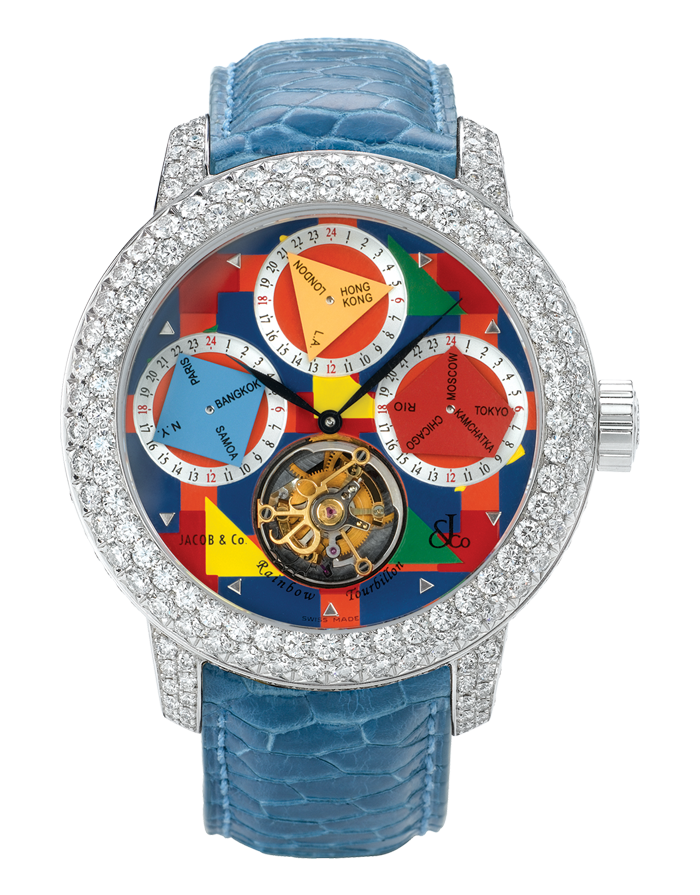 Jacob & Co. The Rainbow Tourbillon Replica Watch R1WGDC