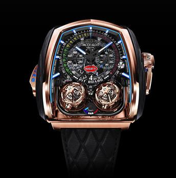 Jacob & Co. Twin Turbo Furious Bugatti Rose Gold Replica Watch TT200.40.AB.AB.A