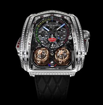 Jacob & Co. Twin Turbo Furious Bugatti Baguette Replica Watch TT800.30.BD.UA.A