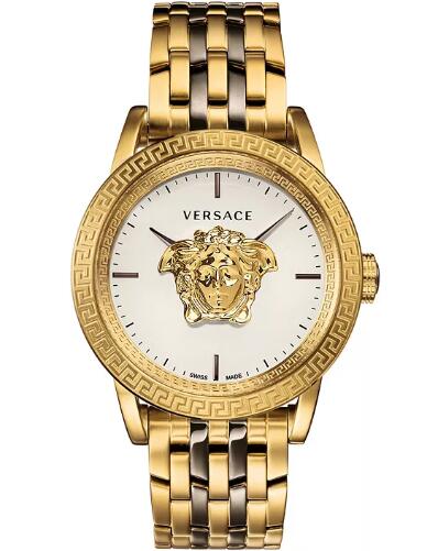 Cheap Versace Men's Swiss Palazzo Empire Two-Tone Stainless Steel Bracelet Watch 43mm Replica Cheap Versace Men's Swiss Palazzo Empire Two-Tone Stainless Steel Bracelet Watch 43mm Replica
