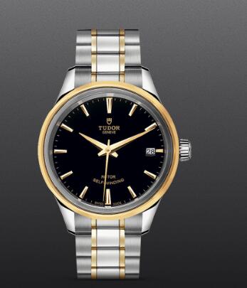 Tudor Style Replica Watch 34mm steel case steel and yellow gold bezel m12303-0003