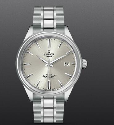 Tudor Style Swiss Replica Watch 38mm steel case silver dial m12500-0001