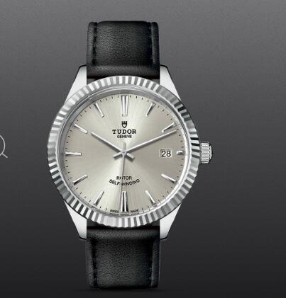 Tudor Style Swiss Fake Watch 38mm steel case silver dial m12510-0021