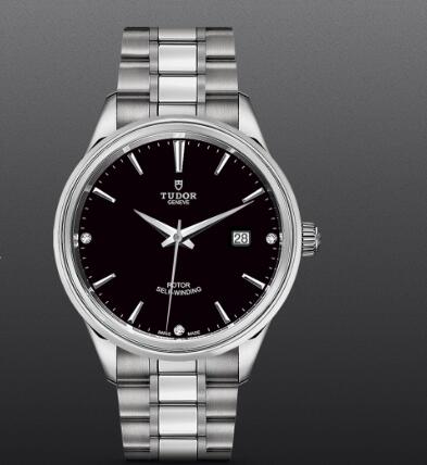 Replica Tudor Style Swiss Watch 41MM steel case diamond-set dial m12700-0004