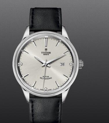 Replica Tudor Style Swiss Watch 41MM steel case diamond-set dial m12700-0007