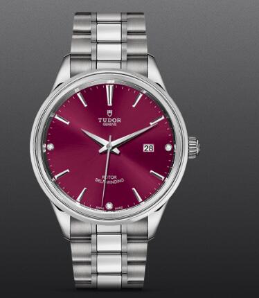 Replica Tudor Style Swiss Watch 41MM steel case diamond-set dial m12700-0015