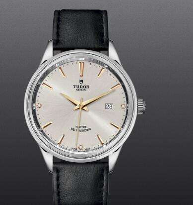 Replica Tudor Style Swiss Watch 41MM steel case diamond-set dial m12700-0020