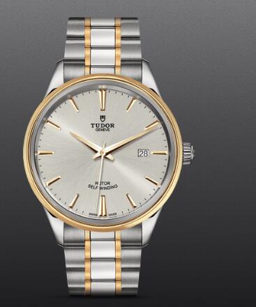 Replica Tudor Style Swiss Watch 41mm steel case steel and yellow gold bezel m12703-0002