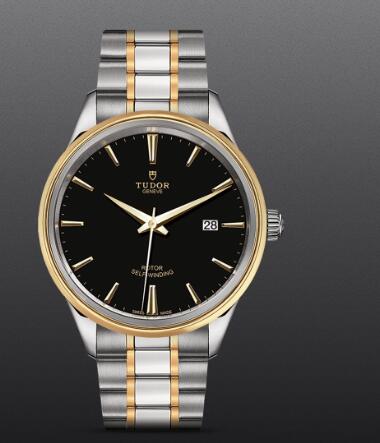 Replica Tudor Style Swiss Watch 41MM Steel Case steel and yellow gold bezel m12703-0003