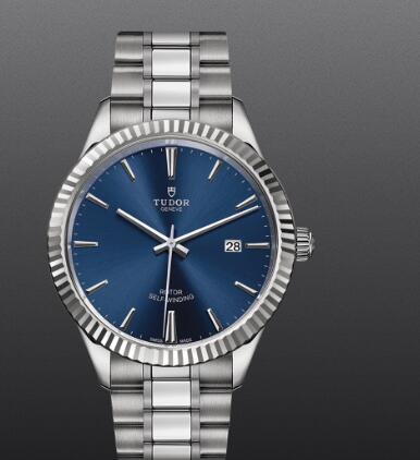 Replica Tudor Style Swiss Watch 41MM Steel Case blue dial m12710-0013