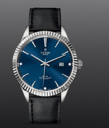Replica Tudor Style Swiss Watch 41MM Steel Case diamond-set dial m12710-0029