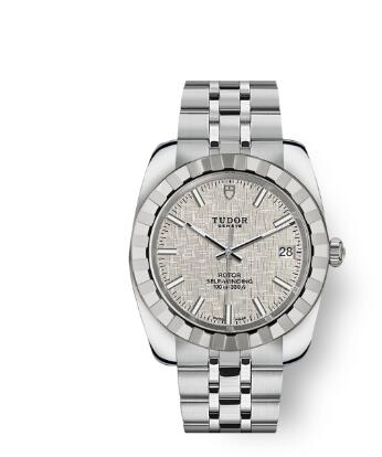 Tudor Classic Date Watch Replica 38 mm steel case Silver dial m21010-0014