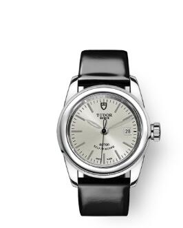 Cheap Tudor Glamour Date Review Replica Watch 26 mm steel case Silver dial m51000-0020