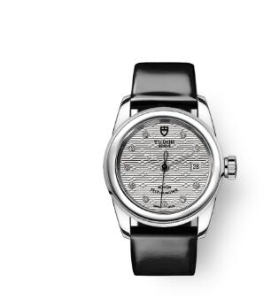 Cheap Tudor Glamour Date Review Replica Watch 26 mm steel case Diamond-set dial m51000-0021