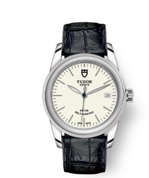 Cheap Tudor Glamour Date Review Replica Watch 36 mm steel case Opaline dial m55000-0107