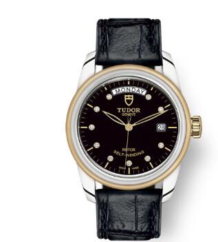 Cheap Tudor Glamour Date Day Review Replica Watch 39 mm steel case Diamond-set dial m56003-0045 Cheap Tudor Glamour Date Day Review Replica Watch 39 mm steel case Diamond-set dial m56003-0045