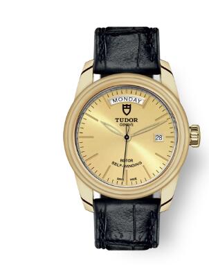 Cheap Tudor Glamour Date Day Review Replica Watch 39 mm yellow gold case Yellow gold bezel m56008-0016 Cheap Tudor Glamour Date Day Review Replica Watch 39 mm yellow gold case Yellow gold bezel m56008-0016