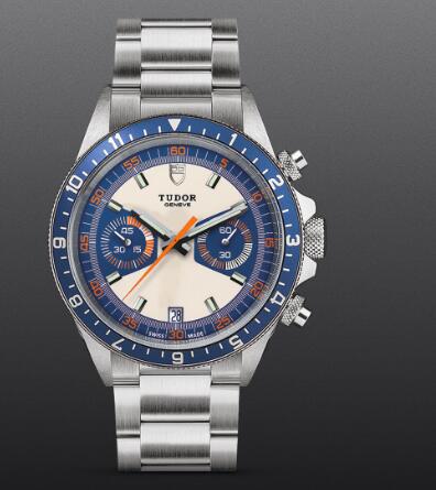 Replica Watch TUDOR HERITAGE CHRONO Blue m70330b-0004 Opaline/blue dial Steel bracelet