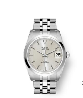 Buy Tudor Prince Date Replica Watch 34 mm steel case Silver dial m74000-0007
