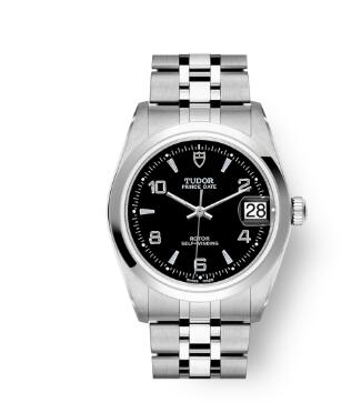 Buy Tudor Prince Date Replica Watch 34 mm steel case Black dial m74000-0009