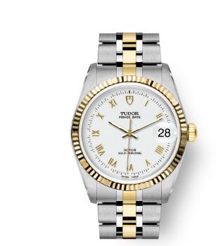Buy Tudor Prince Date Replica Watch 34 mm steel case Yellow gold bezel m74033-0010