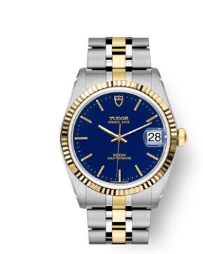Buy Tudor Prince Date Replica Watch 34 mm steel case Yellow gold bezel m74033-0016