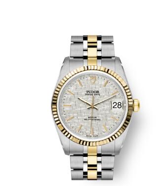Buy Tudor Prince Date Replica Watch 34 mm steel case Yellow gold bezel m74033-0018